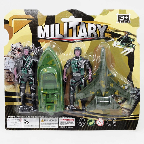 Игрушка арт. MILITUBY ST  набор  солдаты и техникой.