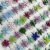 картинка Кольца 668S-9 с декором крутящиеся цветные от магазина МОЛТИ