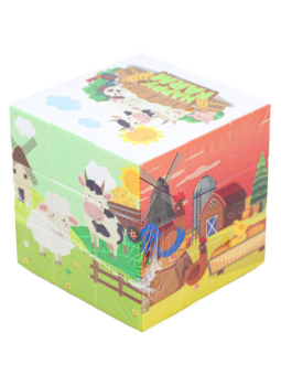 картинка Головоломка кубик 3303 3х3х3 Домашние животные 5х5см. от магазина МОЛТИ