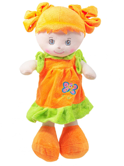 картинка Мягкая игрушка 33-5CD Куколка с бантиками 30см. от магазина МОЛТИ