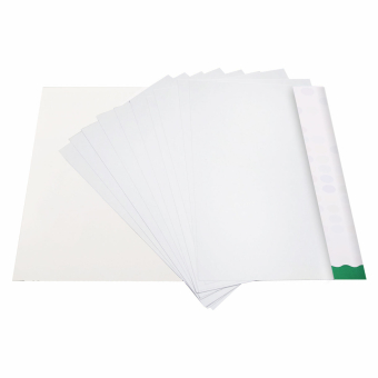 картинка Картон белый А4 МЕЛОВАННЫЙ EXTRA (белый оборот) 20 листов папка, BRAUBERG KIDS, 203х283, 115160 от магазина МОЛТИ