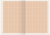 картинка Бумага масштабно-координатная, А3, 295х420 мм, оранжевая, на скобе, 8 листов, HATBER, 8Бм3_03410 от магазина МОЛТИ