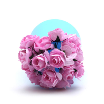 картинка Цветы из папье-маше Роза средняя Букет 6шт  от магазина МОЛТИ