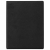 картинка Тетрадь на кольцах А5 180х220мм, 80л, обложка ПВХ, клетка, BRAUBERG, черный, 403909 от магазина МОЛТИ