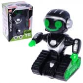 Робот 2629-T6 черный на гусеницах 20 см.