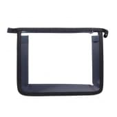 Папка для тетр. А5 пластик на молнии 102 (серая) "Aladdin" ПТ5-ПМ-сер