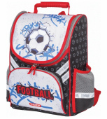Ранец для начальной школы ПИФАГОР, мальчик, Футбольный мяч, 36х28х15 см, 227933