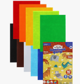 Набор цветного фетра С РИСУНКОМ 10 л толщина - 2 мм А4 S 5008 /60/