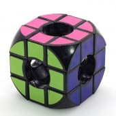 Головоломка кубик 728 RB с отверстием 5,5 см.