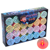 Радуга-пружинка 929-1 (24) Круглая со светом и проектором 4,8х4х4см пластик