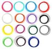 Нити ABS15-10 пластик для 3Д ручек, 15 цветов по 10 метров