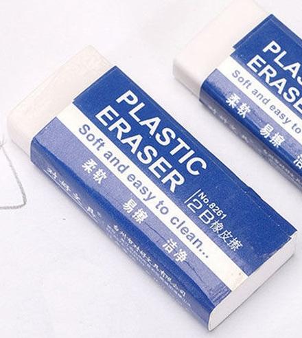 Ластик 2В №8261 Plastic Epaser 5,3х1х2см.