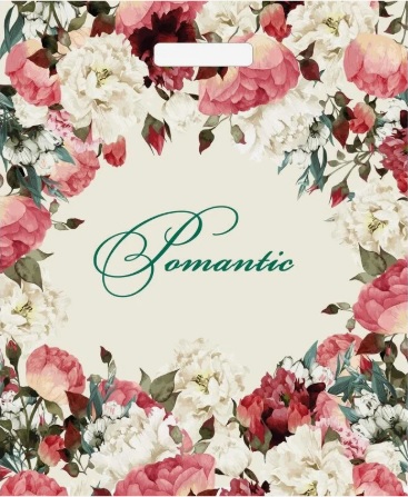 ПР 38х45 60мкм Глянец "Благородные цветы" 500/пак