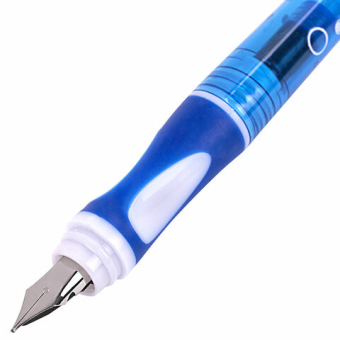 картинка Ручка перьевая с 10 сменными картриджами BRAUBERG "DELTA", эргономичный корпус, иридий, 143954 от магазина МОЛТИ