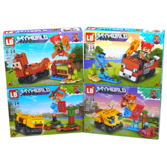 картинка Конструктор LB1190 (8) Игра WYс машиной 14х4х20см 6+ РС100+ пластик от магазина МОЛТИ