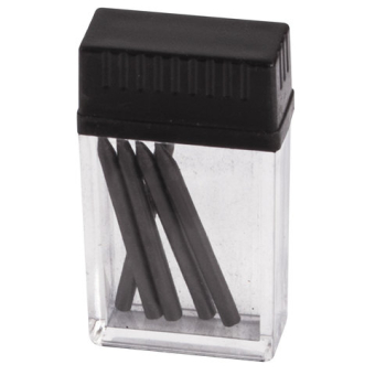 картинка Грифели запасные для циркуля BRAUBERG, набор 2 тубы по 5 шт. (10 шт. х 24 мм), HB, 2 мм, блистер, 210354 от магазина МОЛТИ