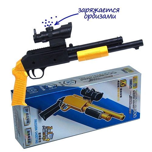 Конструктор 88020 (12) Оружие с прицелами (пули орбизы) 4D 14+ 20х4х8 см пластик