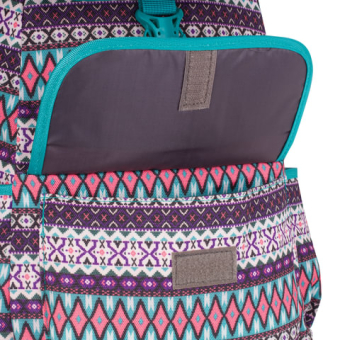 картинка Рюкзак BRAUBERG TRACE универсальный, с клапаном, узоры, "Rhombus", 34х25,5х12,5 см, 226358 от магазина МОЛТИ