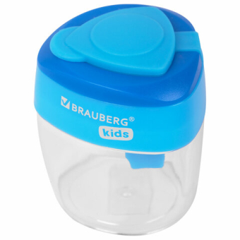 картинка Точилка BRAUBERG KIDS "MAXI", 2 отверстия, с большим контейнером, трехгранный корпус, цвета ассорти, 271945 от магазина МОЛТИ