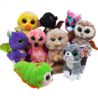 картинка Мягкая игрушка 4233-10 Звери глазастики микс 15х8х9см от магазина МОЛТИ