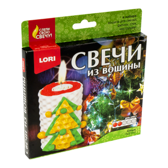 картинка Пз/С-013 Свечи из вощины "Ёлочка" от магазина МОЛТИ