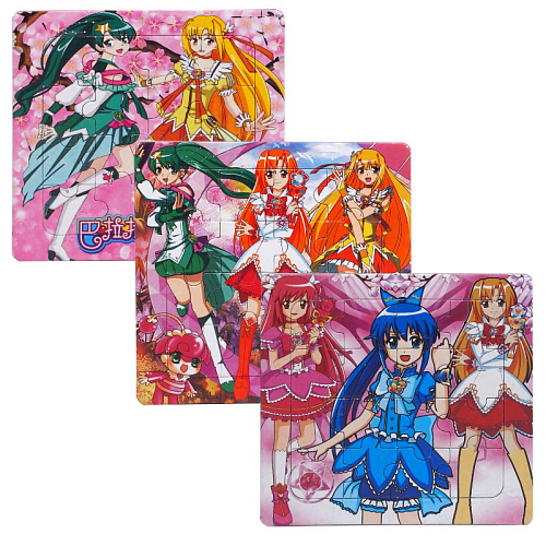 Пазлы P3-e A тройные Аниме с расскраской (уп. 43*14см)