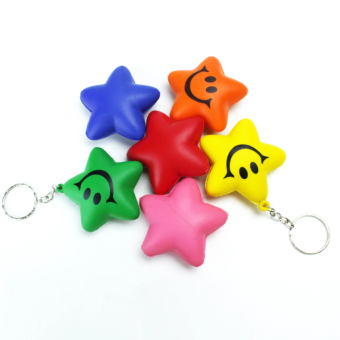 картинка Брелок 1928-18 (12) Звезда (как сквиш) 5х5х5см резина от магазина МОЛТИ