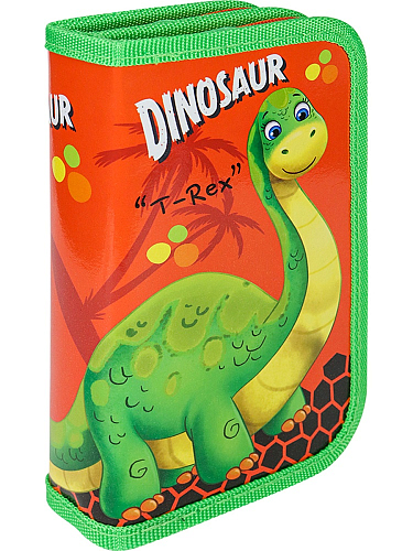 Пенал 2-секц, большой БОЛЬШОЙ ДИНОЗАВР-1 (ПН-7493) 190х105, ламинированный картон