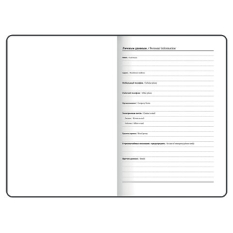 картинка Ежедневник недатированный с резинкой А5 (145х203 мм), BRAUBERG, твердый, 128 л., "Geometry", 114553 от магазина МОЛТИ