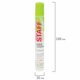 картинка Клей канцелярский STAFF EVERYDAY, 50 мл, сетчатый аппликатор, 228408 от магазина МОЛТИ