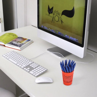 картинка Подставка-органайзер (стакан для ручек) STAFF Basic, ассорти, 237950 от магазина МОЛТИ