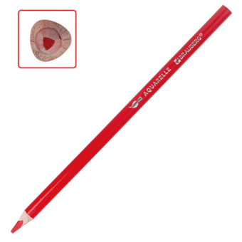 картинка Карандаши цветные акварельные BRAUBERG PREMIUM AQUARELLE, 12 цветов, грифель мягкий 4 мм, 181671 от магазина МОЛТИ