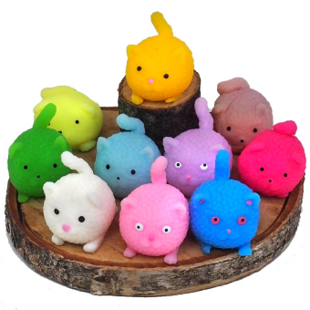 картинка Антистресс 54-9 (50) Кот-пухляк 3,5х4х4см резина в и/у от магазина МОЛТИ