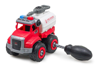 картинка Игрушка XY01-3 Набор пожарных машинок с отверткой 25х8х28 (550г) от магазина МОЛТИ