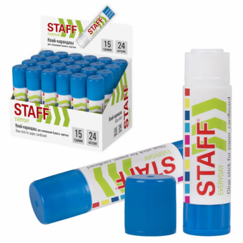 картинка Клей-карандаш STAFF "EVERYDAY", 15 г, 221132 от магазина МОЛТИ