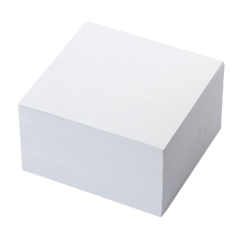 картинка Блок для записей STAFF непроклеенный, куб 9*9*5 см, белый, белизна 90-92%, 126364 от магазина МОЛТИ