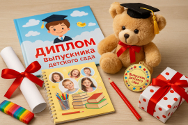 Подарки на окончание детского сада: недорого, но от души