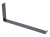 картинка Уголок металлический для полок цвет черный 35х15 см 1шт. крепление верхнее. УМЧ35-15-1 от магазина МОЛТИ