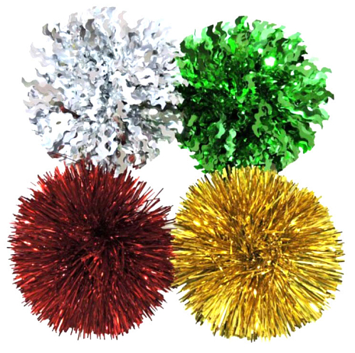 Украшение Помпон 12,5см 2шт. 17А08-611-015/014