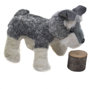 картинка Мягкая игрушка 4233-20 Терьер Средний 24х26х13см Серебристый от магазина МОЛТИ