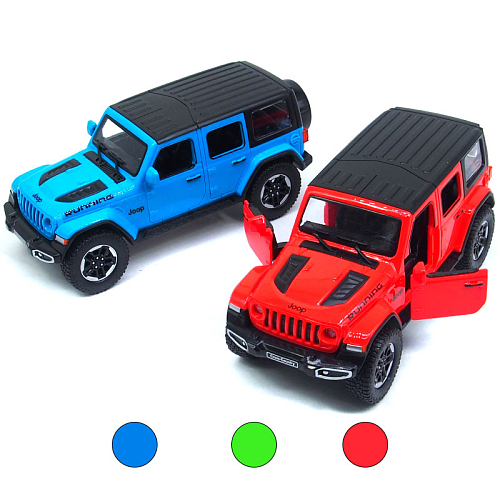 Модель машинки 1937-23/D700-12 (6)  Джип Врангель Рубиком (звук+свет+двери+богажник) 7,5х18х8,5см