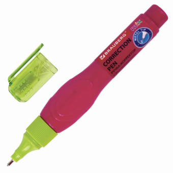 картинка Ручка-корректор BRAUBERG MIX, 9 мл, металлический наконечник, ассорти, 229075 от магазина МОЛТИ