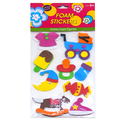 Набор стикеров из EVA Игрушки упак./1