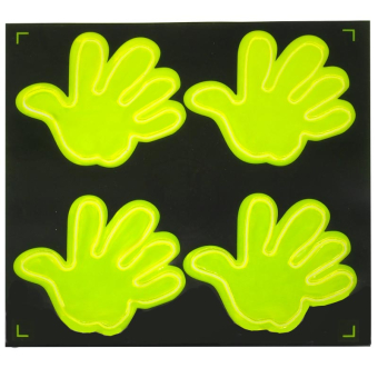 картинка Светоотражающие наклейка 4шт FG-5 ладошка 15х15см (100) от магазина МОЛТИ