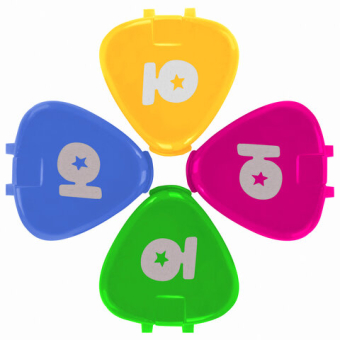 картинка Точилка ЮНЛАНДИЯ "Трио", с контейнером, пластиковая, корпус ассорти, 228438 от магазина МОЛТИ