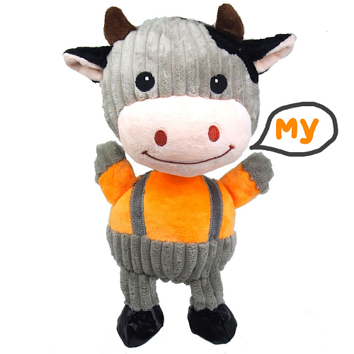 Мягкая игрушка 13-10 Бык в штанах 29х12х14см