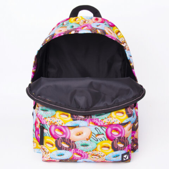картинка Рюкзак BRAUBERG СИТИ-ФОРМАТ универсальный, "Donuts", разноцветный, 41х32х14 см, 228862 от магазина МОЛТИ