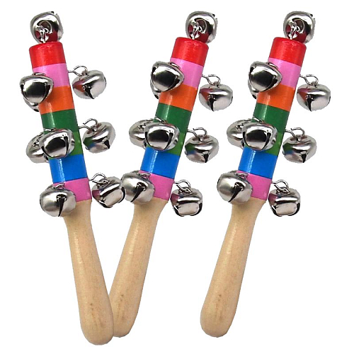 Погремушка 211125-5 деревянная с бубенцами в и/у 19х5,5х5,5см