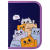 картинка Пенал ПИФАГОР, 1 отделение, 1 откидная планка, полиэстер, 19х13 см, "Cats greetings", 272291 от магазина МОЛТИ