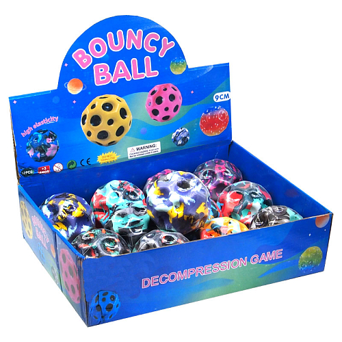 Мяч-прыгун метеорит 2248-10 (12) "Космос Большой" в и/у 9х9х9см